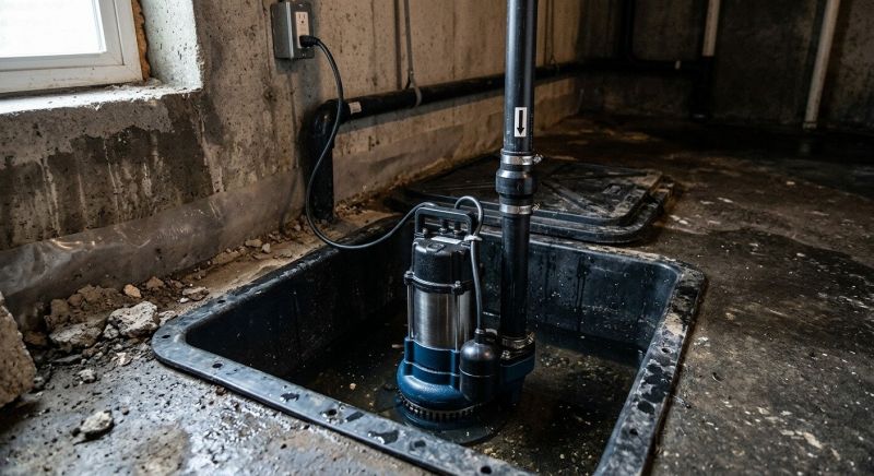 Sump Pump Installation in Huntsville, AL