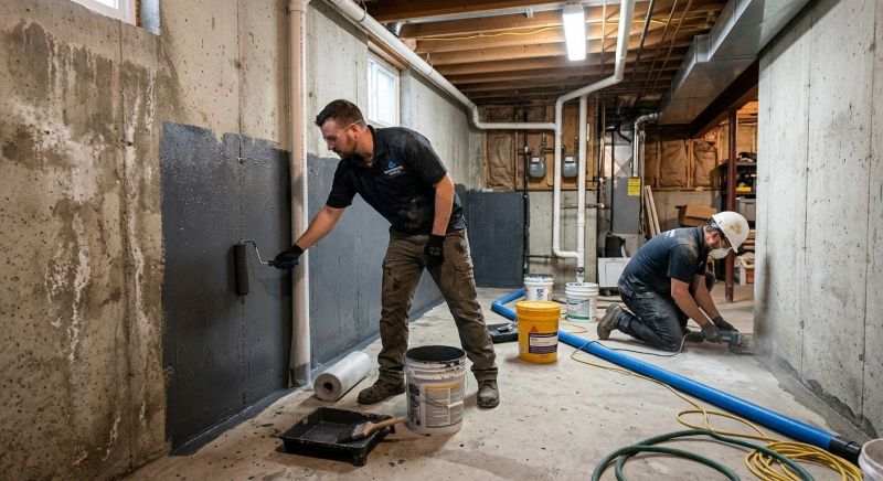 Basement Walls Waterproofing in Columbus, OH