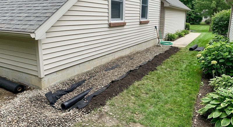 French Drain Installation in Birmingham, AL