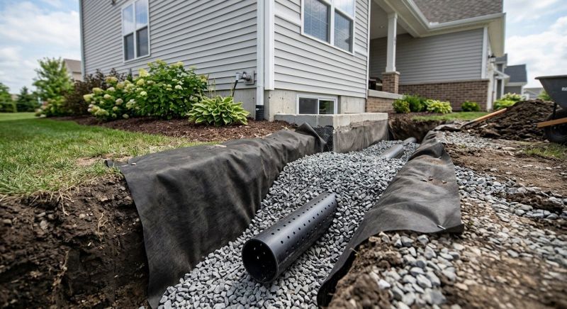 Underground Drain Installation in Birmingham, AL